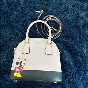 Kate Spade Black and Cream Minnie Mouse Bag